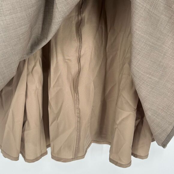 MM Lafleur The Toi Dress Size 6 Tan Savannah A-Lined Wool Blend Business - Picture 5 of 10